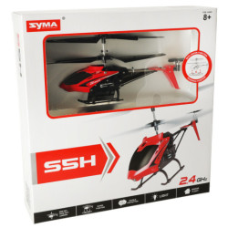 SYMA S5H 2,4GHz RTF RC vrtuľník červený