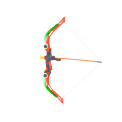 Luk so šípmi a streleckou súpravou s terčom