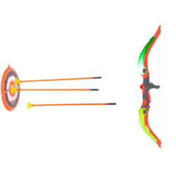 Luk so šípmi a streleckou súpravou s terčom