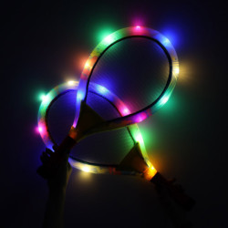 LED svietiace tenisové rakety + šípky