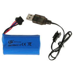 RC Crawler Climbing Car 1:10 4WD 48cm modrý