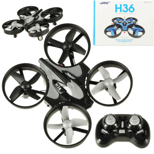 JJRC H36 mini 2.4GHz 4CH 6osý RC dron čierny