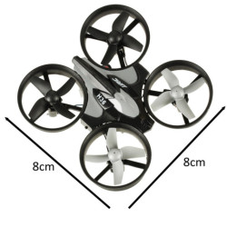 JJRC H36 mini 2.4GHz 4CH 6osý RC dron čierny