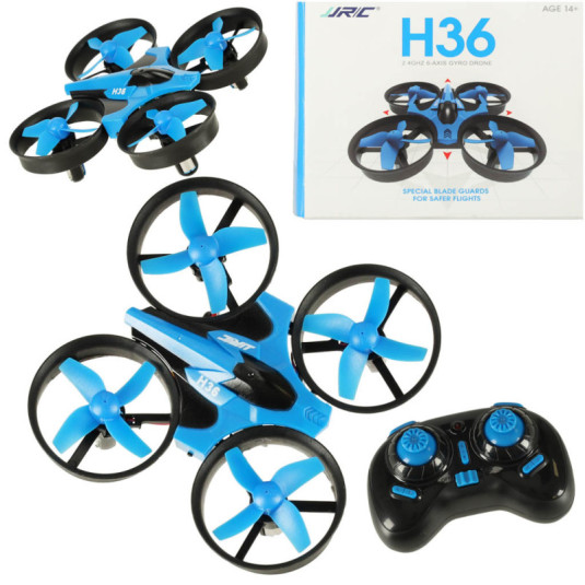 Dron RC JJRC H36 mini 2.4GHz 4CH 6 osí niebieski