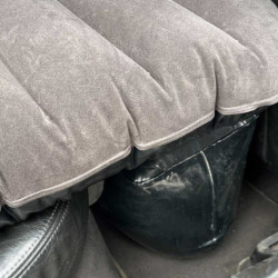 Nafukovací matrac do auta + pumpa čierna