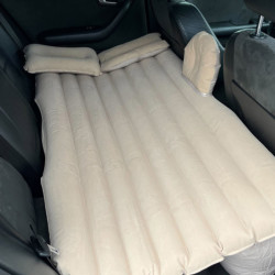 Nafukovací matrac do auta + pumpa béžová