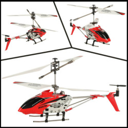 SYMA S107H RC vrtuľník 2,4 GHz RTF červený