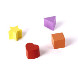 Drevená vzdelávacia kocka 6v1 pre kočík