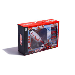 Dopravné lietadlo + 3 hasičské vozidlá