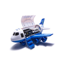 Lietadlo Transporter + 3 policajné autá