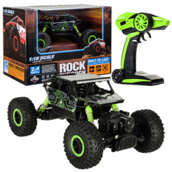 RC auto Rock Crawler HB 2,4 GHz 1:18 zelená