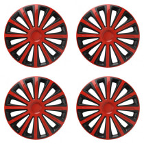 Puklice 16 TREND red and black