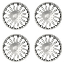 Puklice 16 CRYSTAL silver