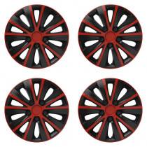 Puklice 16 RAPIDE red and black