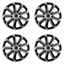 Puklice Evo black&silver 14