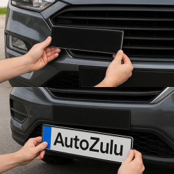 Držiak ŠPZ na zips – jednoduchá montáž bez rámika