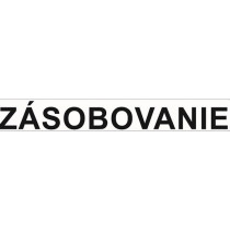 Samolepka zásobovanie  (vnitřní na sklo)