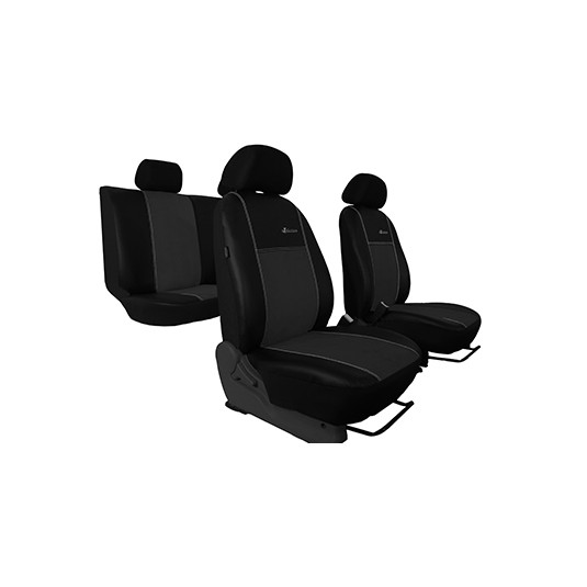 Poťahy pre VOLKSWAGEN TIGUAN COMFORT II (2016-2024) Exclusive Alcantara (Alcantara-koža)