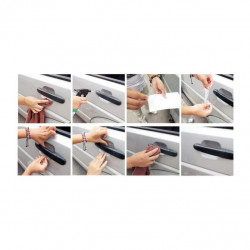 Chránič karosérie 4ks transparentný