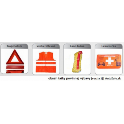 EXKLUZÍVNE Taška povinnej výbavy PLNÁ