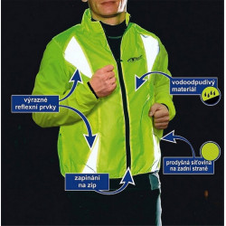 Bunda L reflexná žltá S.O.R.