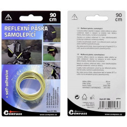 Samolepiaca páska reflexná 2cm x 90cm žltá