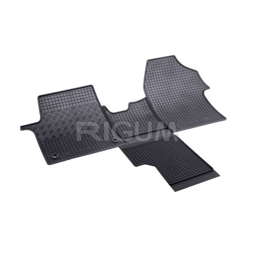 Gumené rohože na mieru pre TOYOTA ProAce 2miestne LUX+TUNEL (4diel) (od 2016)