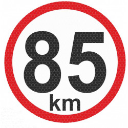 Samolepka reflexná malá - 85km