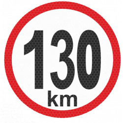 Samolepka reflexná malá - 130km