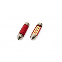Žiarovky LED CANBUS 12SMD 4014 Festoon 39mm White 12V/24V (2ks)