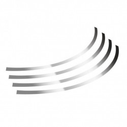 Farebný lem 14"-16" diskov, chróm