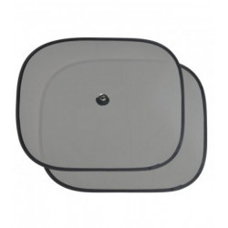 Slnečná clona bočná čierna 2ks 44x38cm