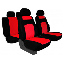 Autopoťahy Classic plus červeno-čierne (frote-textil)