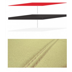 Autopoťahy Comfort červené (alcantara)