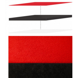 Autopoťahy Elegance bordovo-čierne (velour-velour)