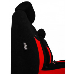 Autopoťahy Elegance zeleno-čierne (velour-velour)