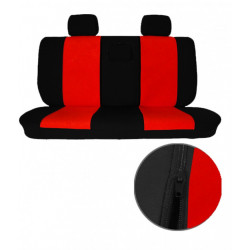 Autopoťahy Elegance šedo-čierne (velour-velour)