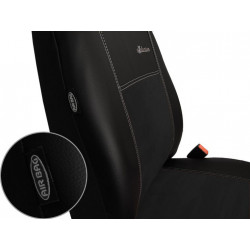 Autopoťahy Exclusive Alcantara čierno-čierne (Alcantara-koža)