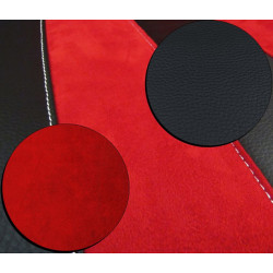 Autopoťahy GT modro-čierne (Alcantara-koža)