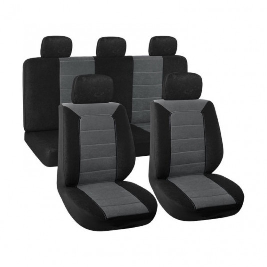 Autopoťah čierna/sivá