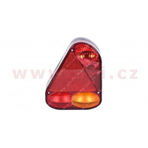 Zadné svetlo ľavé - výška 220mm - gumová priechodka pre kabeláž