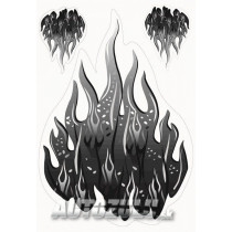 Samolepka "Plameň set"