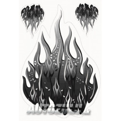 Samolepka "Plameň set"