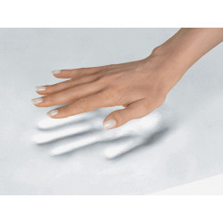 Bedrový vankúš z pamäťovej peny červený -1ks