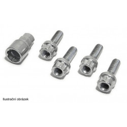 Poistné skrutky kolies D M14x1, 50x26mm guľové sedlo