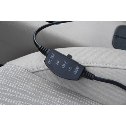 Vyhrievaný podsedák s termostatom 12V