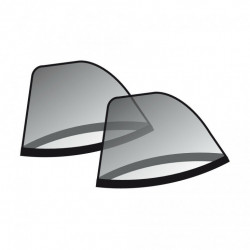 Slnečná clona naťahovacia 2ks - lichobežníkový tvar