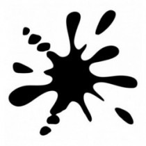 Samolepka Machuľa čierna