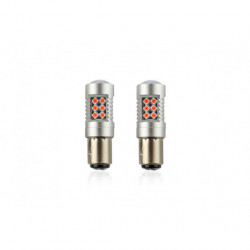 LED žiarovky CANBUS (P21/5W) 12V/24V červená