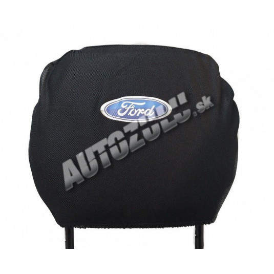 Poťah na hlavovú opierku-čierna Ford 2 ks